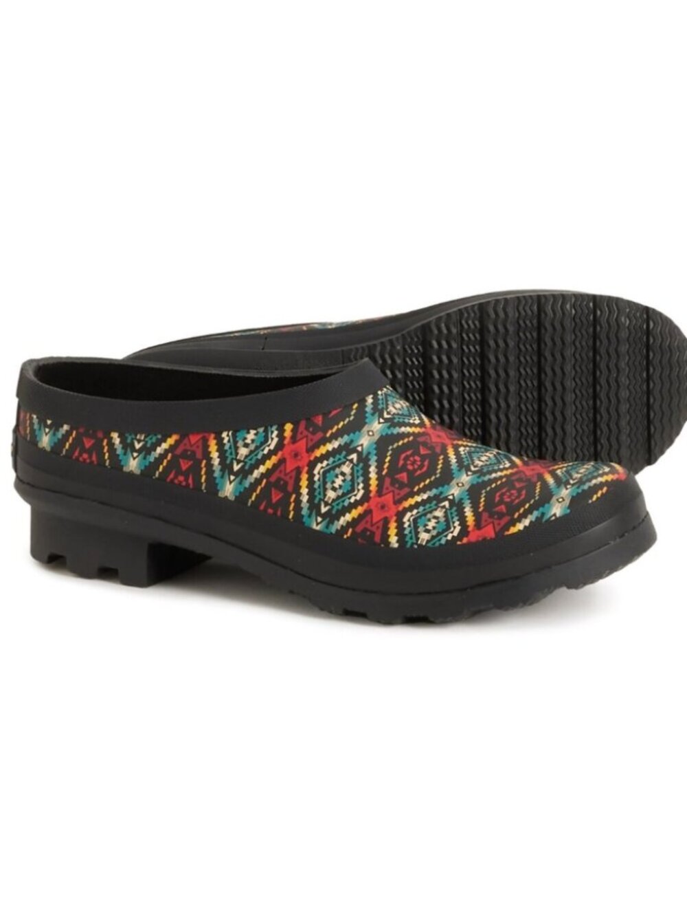 Pendleton Multicolor Aztec Print Clog Mules